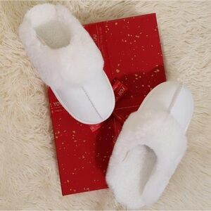 Cozy White Women's Slippers